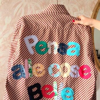 camicia personalizzata con scritte